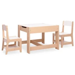 VIDAXL Table Pour Enfants Avec 2 Chaises Mdf -vidaXL Magasin 64387d73760524.58084480