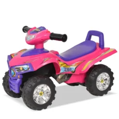 VIDAXL Vtt Pour Enfants Avec Son Et Lumière Rose Et Violet -vidaXL Magasin 643881a32499e4.59161240
