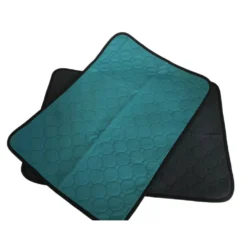 2 Tapis éducateur Lavable Et Réutilisable, Xl 101 X 64.5 Cm, Gris Vert, Pou