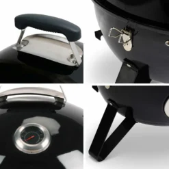 Barbecue Fumoir Au Charbon De Bois ø44cm – Jacques – Smoker Premium Avec Aérateurs. Fumoir. Gril. Boite De Fumage. Noir -vidaXL Magasin 64467a772c8f22.99817298