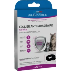 Collier Antiparasitaire Icaridine 35 Cm Couleur Noir Pour Chats Et Chatons -vidaXL Magasin 644b10bbdc3990.17892662