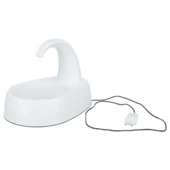Trixie Fontaine à Boire Pour Animaux De Compagnie Curved Stream Blanc -vidaXL Magasin 644bdeaba847e7.07264393