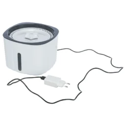 Trixie Fontaine à Eau Animaux De Compagnie En Forme Fleur Blanc Gris -vidaXL Magasin 644bdead552bc0.71778719