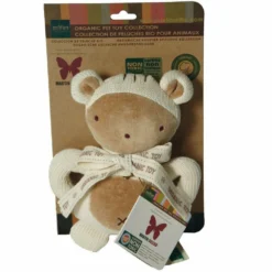 MARTIN SELLIER Peluche Sonore Chat En Coton Biologique Pour Chiens Et Chats