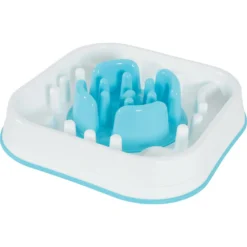 Ecuelle Anti-glouton Carré, 28 X 28 X 6.5 Cm Pour Chien -vidaXL Magasin 645b8bcf7c6155.26539902