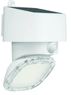 Applique Solaire Blanche Eclairage Pivotant à 180°