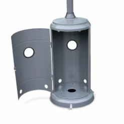 Chauffage D'extérieur Gaz 12.5kw - Finland - Parasol Chauffant Gris Réglable. Porte En Façade. Roulettes Et Housse -vidaXL Magasin 645b907402b211.38971249