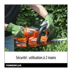 Taille-haies A Batterie 40v Dual Power Powdpgset44 - Lame 670 Mm, écartement 22 Mm - Batterie 40v 2,5ah Et Chargeur Inclus -vidaXL Magasin 645b90f1c8eef0.11212309