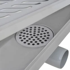 VIDAXL Drain De Douche Linéaire 730 X 140 Mm En Acier Inoxydable -vidaXL Magasin 645d59ead38130.84522686