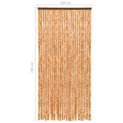 VIDAXL Moustiquaire Ocre Et Blanc 100x220 Cm Chenille -vidaXL Magasin 645d5a7adf4a09.46151560