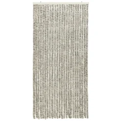 VIDAXL Moustiquaire Gris Clair Et Gris Foncé 100x220 Cm Chenille