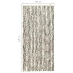 VIDAXL Moustiquaire Gris Clair Et Gris Foncé 100x220 Cm Chenille -vidaXL Magasin 645d5aa3a15eb8.36764373