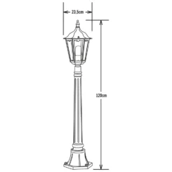 Konstsmide Lampadaire Firenze Noir Mat -vidaXL Magasin 645e86bf24fd35.23747058