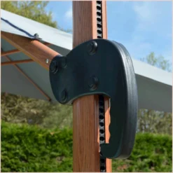 Parasol Déporté Ecru + Dalle Et Housse L400xh272xl300 - Gabin - Cezare -vidaXL Magasin 646bb5d11bca53.66411682