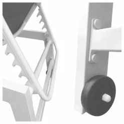 Baisao - Bain De Soleil Droit Textilène Aluminium - Inclinable Et Confortable - Léger Et Facile à Déplacer - Roulettes Arrière - -vidaXL Magasin 646d14a7971546.55059183