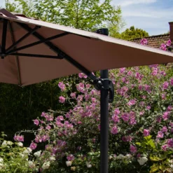 Parasol Déporté 2x3 M Et 4 Dalles à Remplir Aluminium Taupe -vidaXL Magasin 646e58dd5528d9.68542654