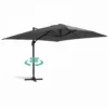 Parasol Déporté 3x4m En Aluminium Gris Anthracite
