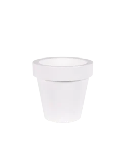 Pot De Fleurs Magnolia 80 ø80x76cm - Blanc