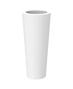 Pot De Fleurs Ficus 80 ø29x79cm - Blanc