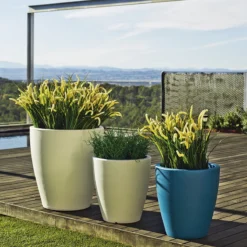 Newgarden - Pot De Fleurs Violeta 55 Couleur Terracota Opaque ø55x60cm -vidaXL Magasin 6470a39269d967.95430961