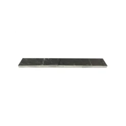 Bordure De Jardin Piquet Ardoise Clivée 80x10x3 Cm - Noir (lot De 5)