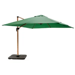 Parasol Déporté 3x3m Et 4 Dalles à Remplir Effet Bois Vert Cactus -vidaXL Magasin 647b2f74dbbd91.93571469