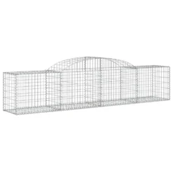 VIDAXL Paniers à Gabions Arqués 17 Pcs 300x50x60/80 Cm Fer Galvanisé -vidaXL Magasin 647dd2f870b8e5.79714527