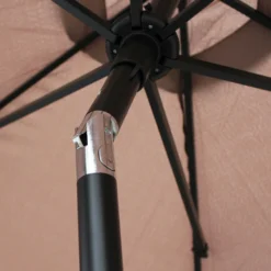 Parasol Droit Inclinable 3m Et 4 Dalles Lestées Aluminium Taupe -vidaXL Magasin 6480224d58fa17.02854240