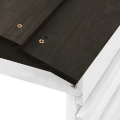 VIDAXL Garage De Tondeuse à Gazon Noir Et Blanc 78x74x54 Cm Sapin -vidaXL Magasin 6480d35b405bb2.81441842