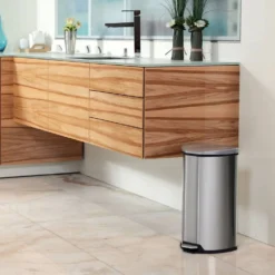 EKO Poubelle à Pédale Grace 35 L Argenté Mat -vidaXL Magasin 6480d37a4d08d9.49283518