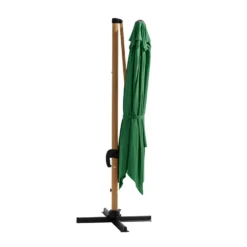 Parasol Déporté Carré 3x3m Effet Bois Vert Cactus -vidaXL Magasin 648864fbcb7f25.03447379