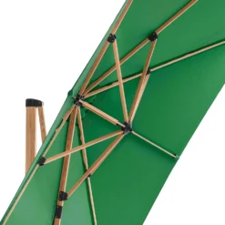 Parasol Déporté Carré 3x3m Effet Bois Vert Cactus -vidaXL Magasin 648864fbda0611.28756549