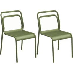 Chaises En Aluminium Eos (lot De 2)