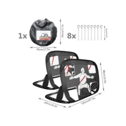 Cage De Foot Pliable 2 En 1 Newbie 120 X 90 Cm -vidaXL Magasin 648c91b0504e68.33592131