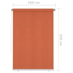 VIDAXL Store Roulant D'extérieur 160x230 Cm Orange -vidaXL Magasin 6494b6690220b8.63491413