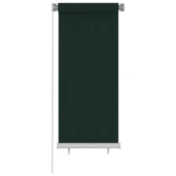 VIDAXL Store Roulant D'extérieur 60x140 Cm Vert Foncé Pehd