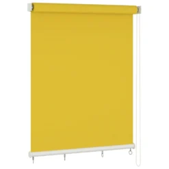 VIDAXL Store Roulant D'extérieur 220x140 Cm Jaune