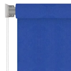 VIDAXL Store Roulant D'extérieur 120x140 Cm Bleu Pehd -vidaXL Magasin 6494b679f1bc18.33484799