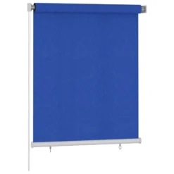 VIDAXL Store Roulant D'extérieur 120x140 Cm Bleu Pehd -vidaXL Magasin 6494b67a040af1.87006243