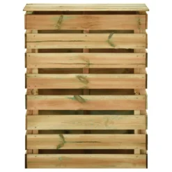 VIDAXL Composteur De Jardin à Lattes 4 Pcs 80x50x100 Cm Pin Imprégné -vidaXL Magasin 649887c9188cb0.26647804