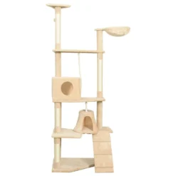 VIDAXL Arbre à Chat Avec Griffoirs En Sisal Beige 191 Cm -vidaXL Magasin 64997370b403b1.40070295