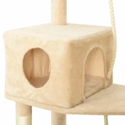 VIDAXL Arbre à Chat Avec Griffoirs En Sisal Beige 191 Cm -vidaXL Magasin 64997370bd3b54.23811403