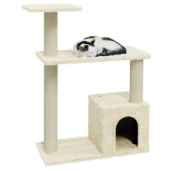 VIDAXL Arbre à Chat Avec Griffoirs En Sisal Crème 70 Cm -vidaXL Magasin 6499737d02d251.70728812