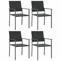 VIDAXL Ensemble à Manger De Jardin 5 Pcs Résine Tressée Acier -vidaXL Magasin 6499a100ee0370.19391684