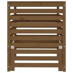 VIDAXL Composteur Marron Miel 82,5x82,5x99,5 Cm Bois Massif De Pin -vidaXL Magasin 6499e3c45c3b27.26296027