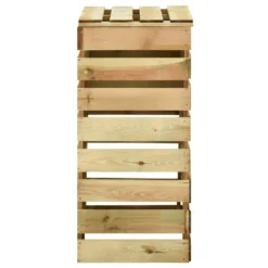 VIDAXL Composteur De Jardin à Lattes 2 Pcs 80x50x100 Cm Pin Imprégné -vidaXL Magasin 6499e3c536d7d0.34874811