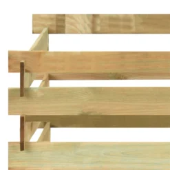 VIDAXL Composteur De Jardin à Lattes 100x100x80cm Bois De Pin Imprégné -vidaXL Magasin 6499e3ca54aef2.31462900