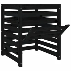 VIDAXL Composteur Noir 63,5x63,5x77,5 Cm Bois Massif De Pin -vidaXL Magasin 6499e3cbb727b3.08000931