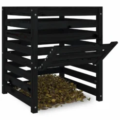 VIDAXL Composteur Noir 63,5x63,5x77,5 Cm Bois Massif De Pin -vidaXL Magasin 6499e3cbc0c9f6.89132069