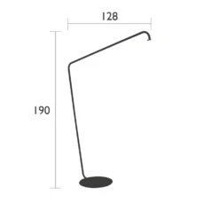 Pied De Lampe Déporté BALAD En Métal Vert Cactus - H.190 Cm -vidaXL Magasin 797825 2065390